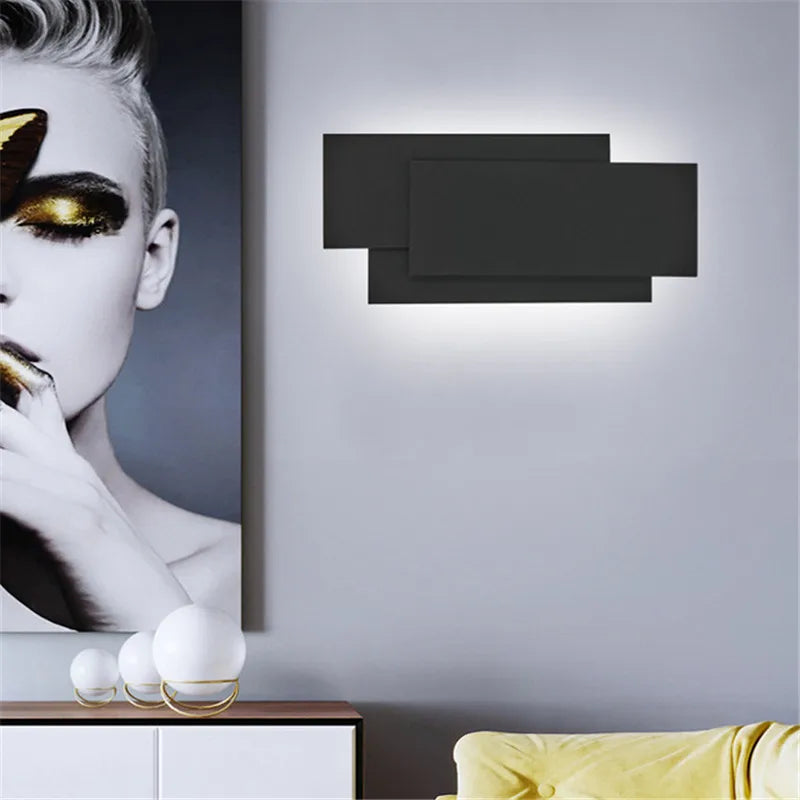 Afralia™ Modern LED Wall Lamp for Living Room Sconce