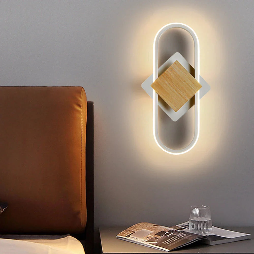 Afralia™ LED Indoor Wall Light for Home Lighting - Modern Sconce Lampara Led