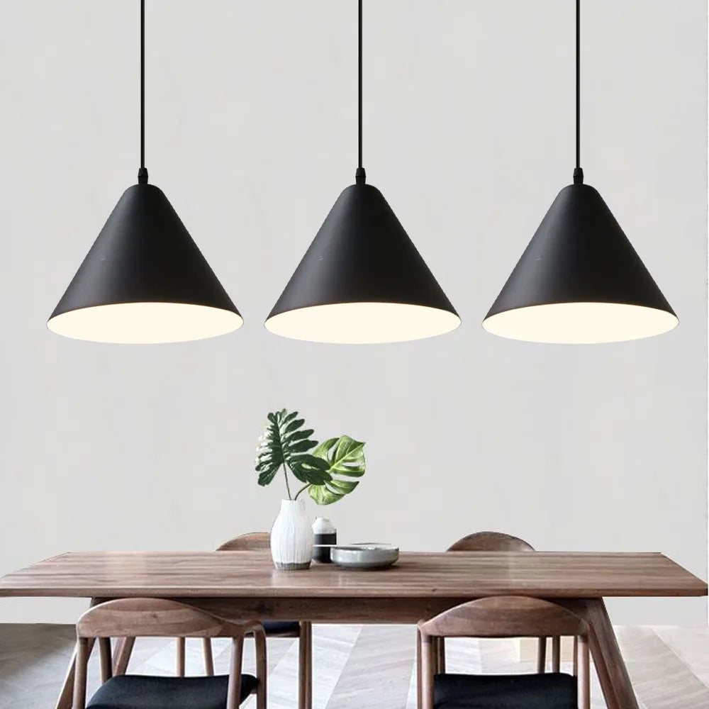Afralia™ Nordic Pendant Lights E27 Minimalist Hanging Lamps for Dining Room & Kitchen Island