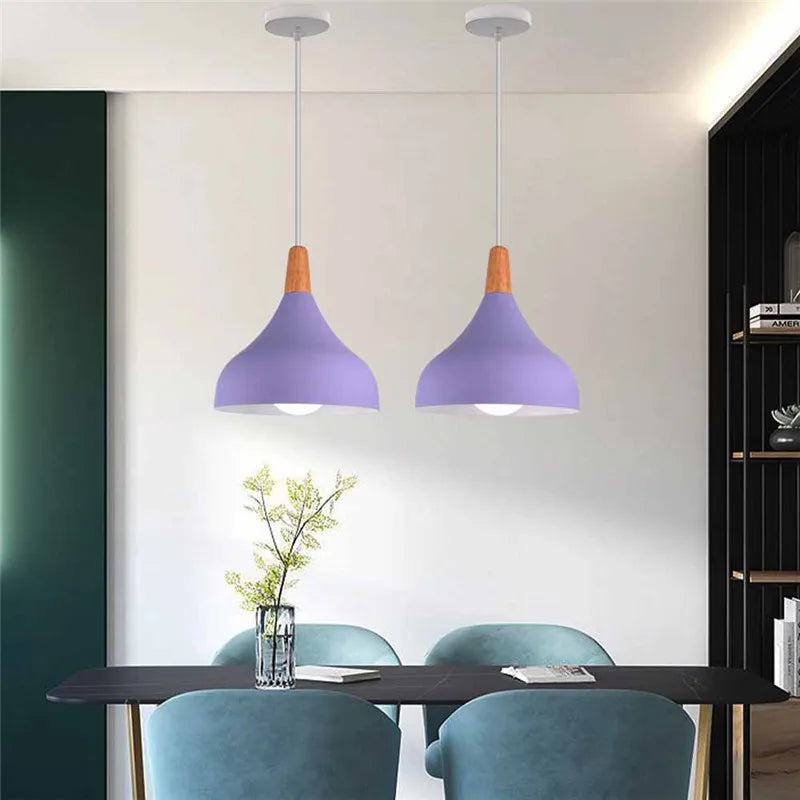 Afralia™ Multicolour Pendant Light Fixture Restaurant Cafe Loft Bedroom Hanglamp