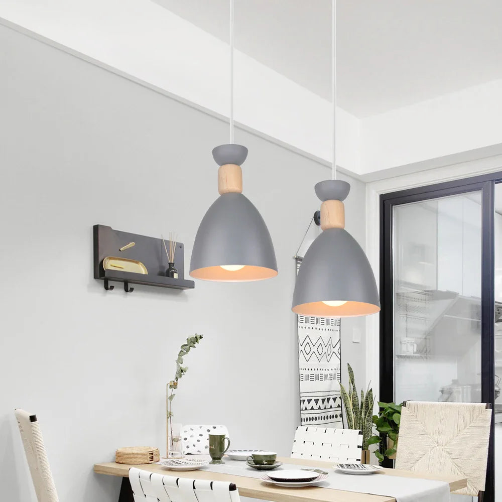 Afralia™ Modern Nordic Chandelier LED Pendant Lights for Kitchen Living Room Home Decor