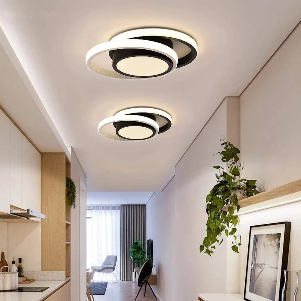 Afralia™ LED Ceiling Lights: Modern Shade for Home & Living Room Lighting